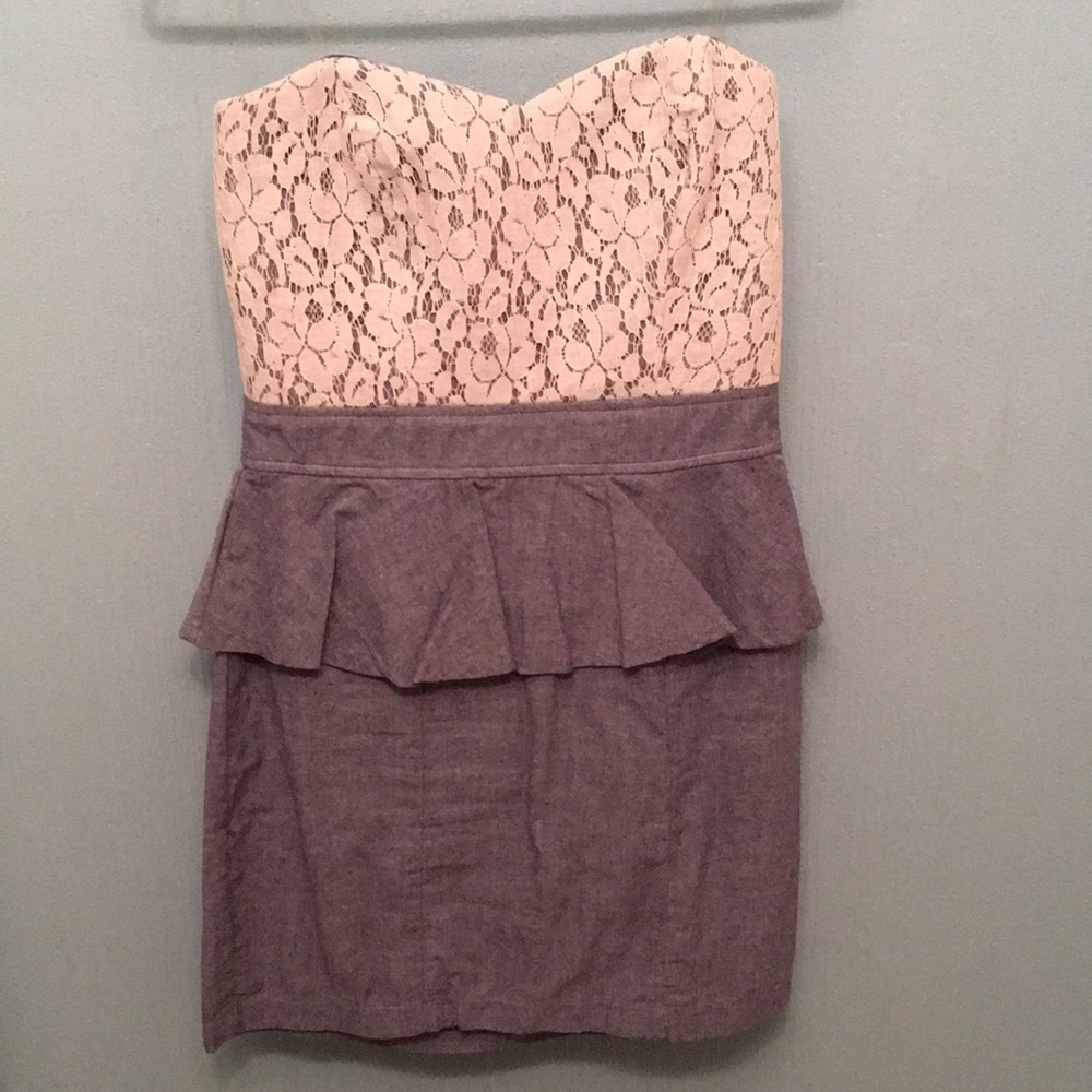 Strapless dress